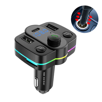 Émetteur FM bluetooth voiture lecteur mp3 bluetooth mains libres appel bluetooth sans perte de qualité audio voiture mp3